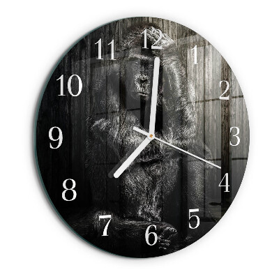 Horloge ronde Gorille