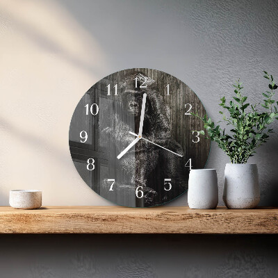 Horloge ronde Gorille
