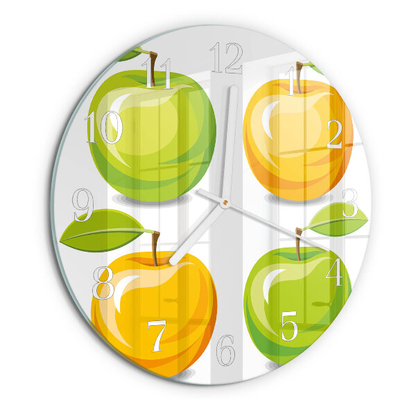 Horloge ronde Pommes