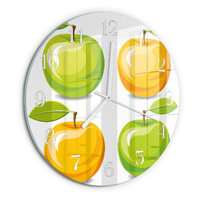 Horloge ronde Pommes