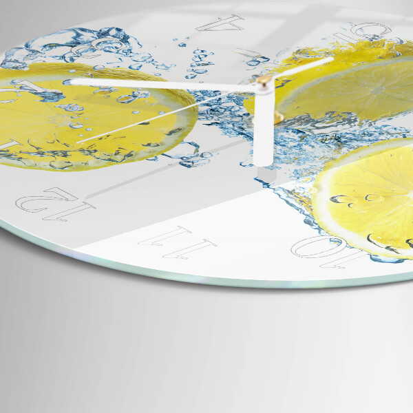 Horloge ronde Citrons