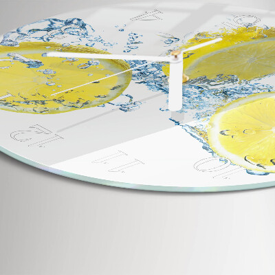 Horloge ronde Citrons