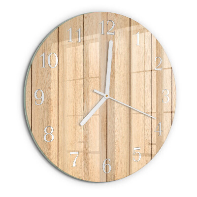 Horloge ronde Bois