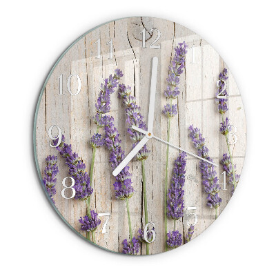 Horloge ronde Lavande