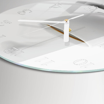 Horloge ronde Une tasse de café