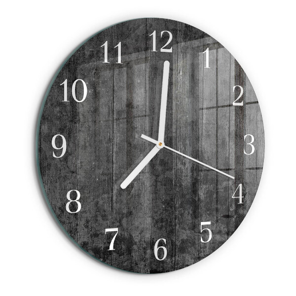 Horloge ronde Bois