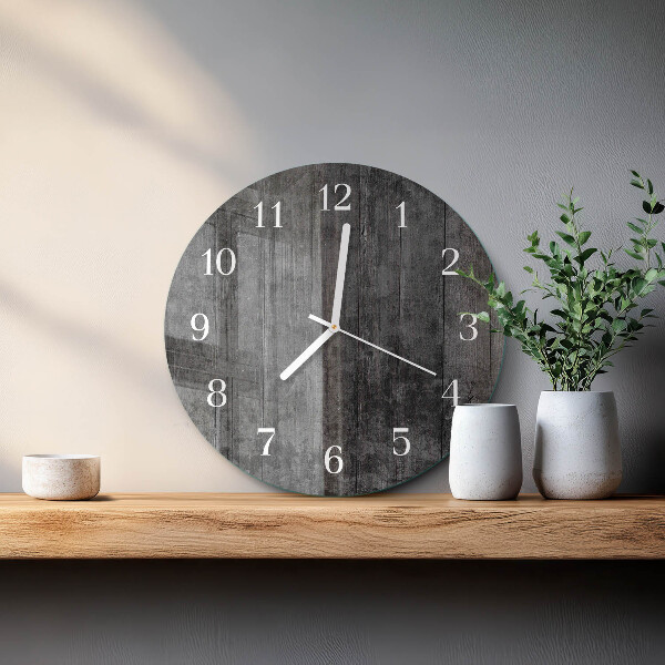 Horloge ronde Bois