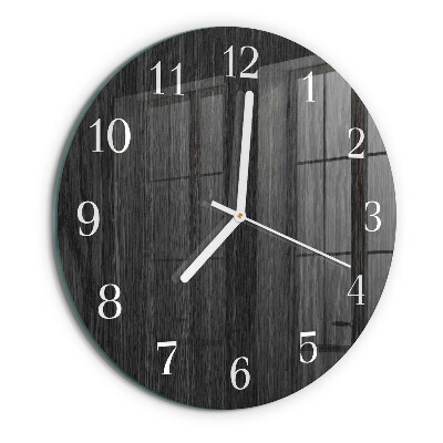 Horloge ronde Bois