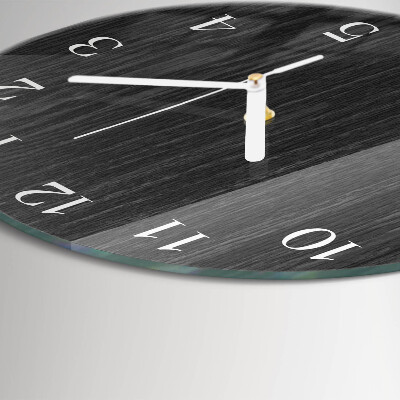 Horloge ronde Bois