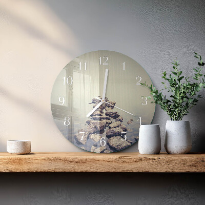 Horloge ronde Bord de la rivière