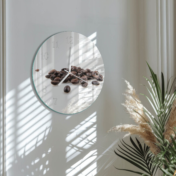 Horloge ronde Café en grains