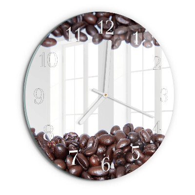 Horloge ronde Café en grains