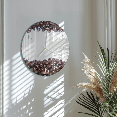Horloge ronde Café en grains