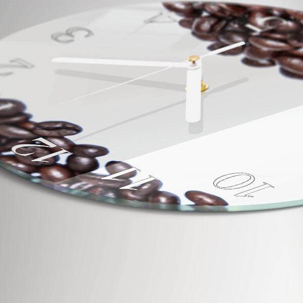 Horloge ronde Café en grains