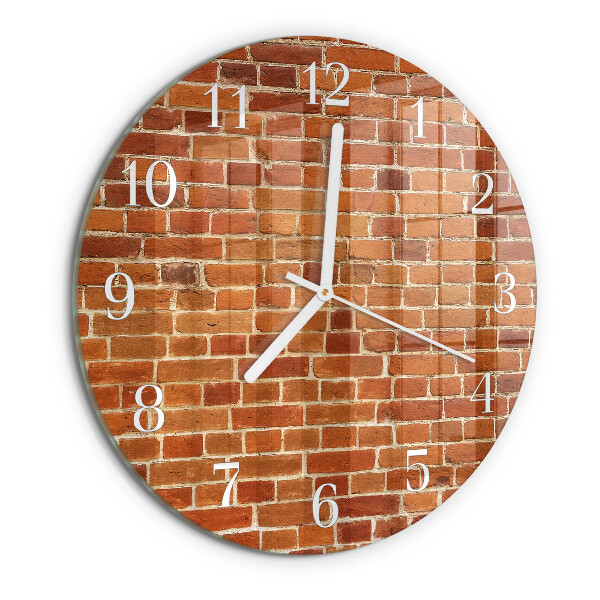 Horloge ronde Mur de briques