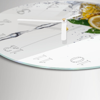 Horloge ronde Citrons