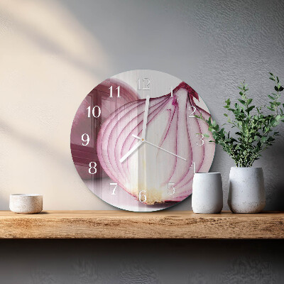 Horloge ronde Oignon
