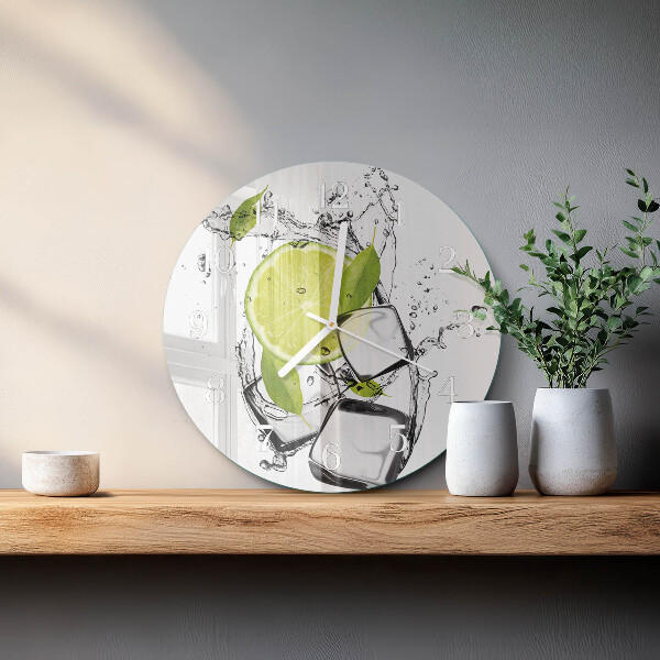 Horloge ronde Carbonate de calcium