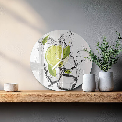 Horloge ronde Carbonate de calcium