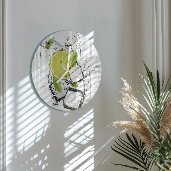 Horloge ronde Carbonate de calcium