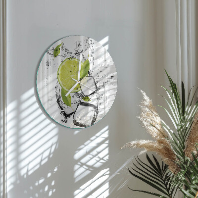 Horloge ronde Carbonate de calcium