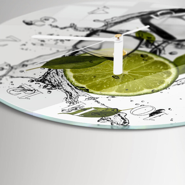 Horloge ronde Carbonate de calcium