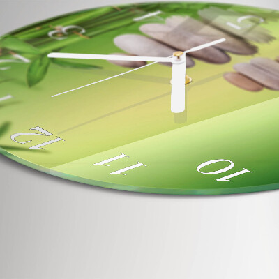 Horloge ronde Pierres Zen