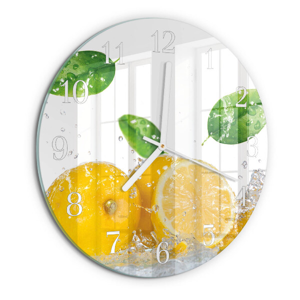 Horloge ronde Citrique