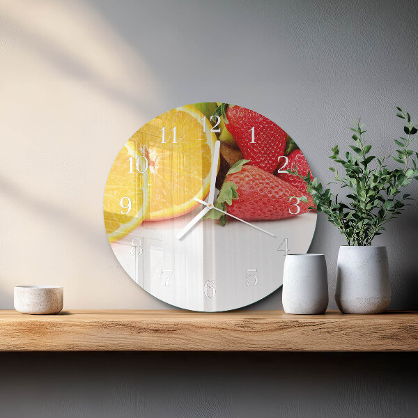 Horloge ronde Fruit