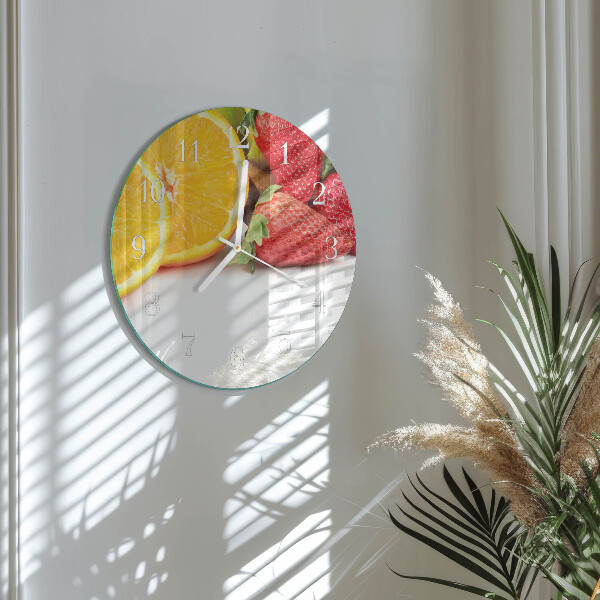 Horloge ronde Fruit