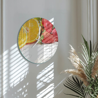 Horloge ronde Fruit