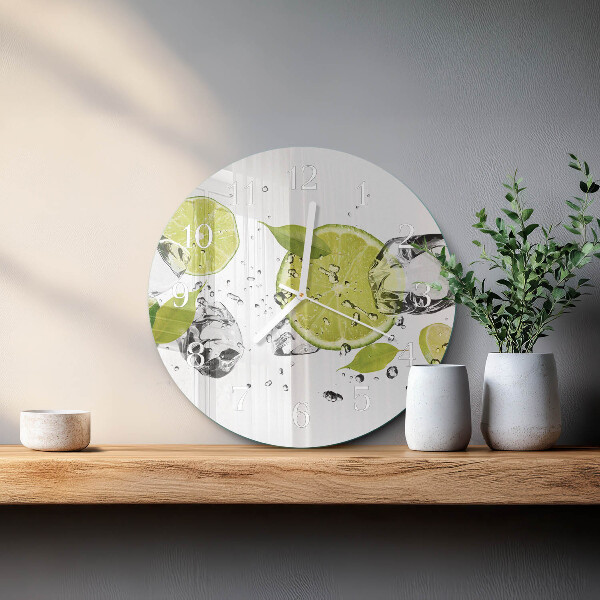Horloge ronde Carbonate de calcium