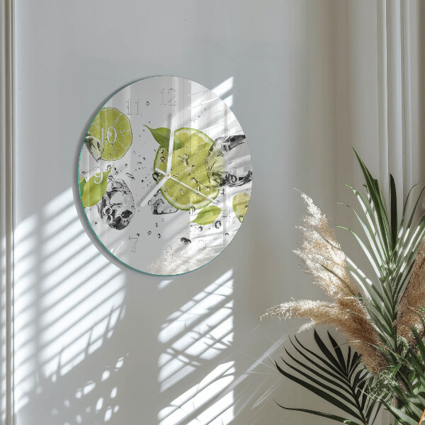 Horloge ronde Carbonate de calcium