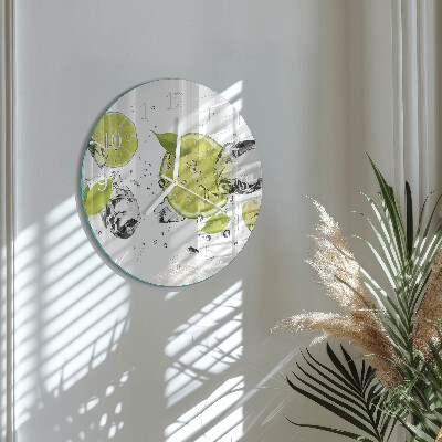 Horloge ronde Carbonate de calcium