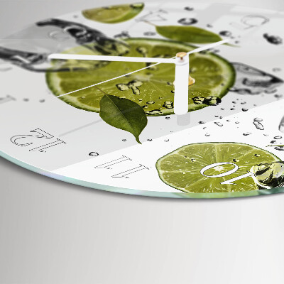 Horloge ronde Carbonate de calcium