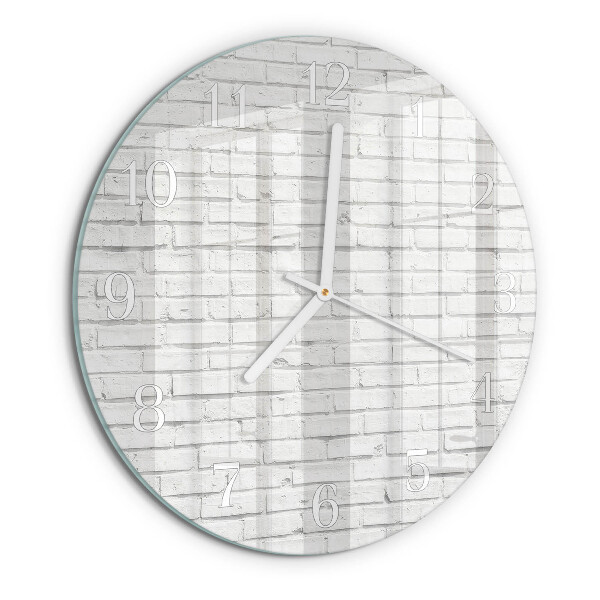 Horloge ronde Mur de briques