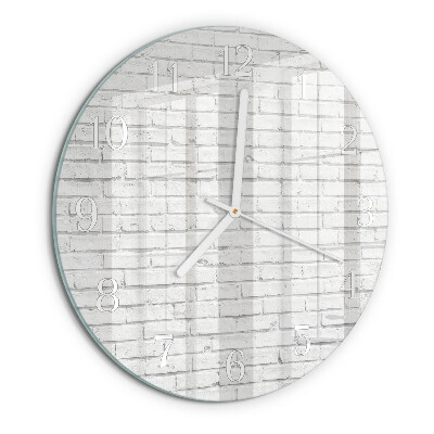 Horloge ronde Mur de briques
