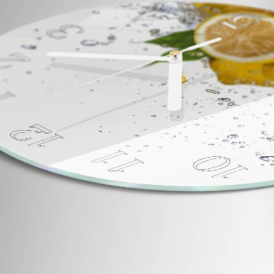 Horloge ronde Citrons