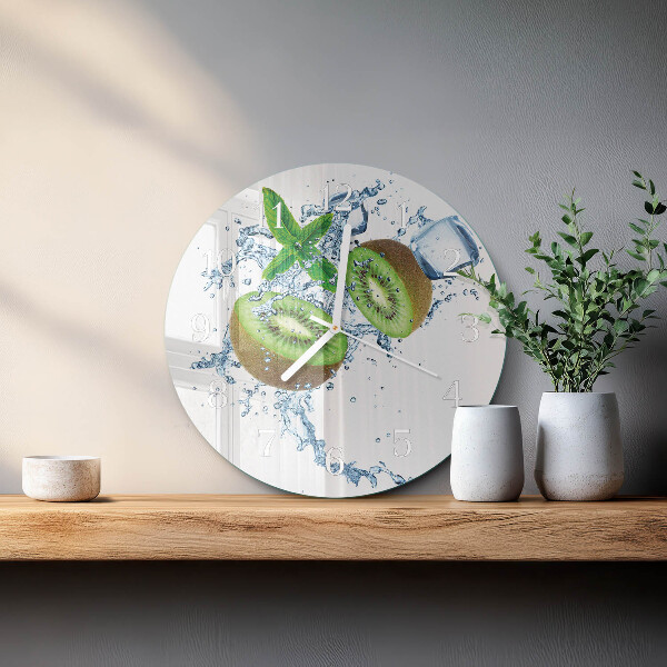 Horloge ronde Mur de briques