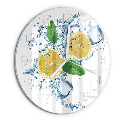 Horloge ronde Citrique