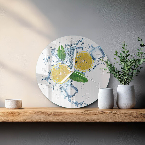 Horloge ronde Citrique