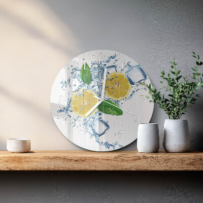 Horloge ronde Citrique