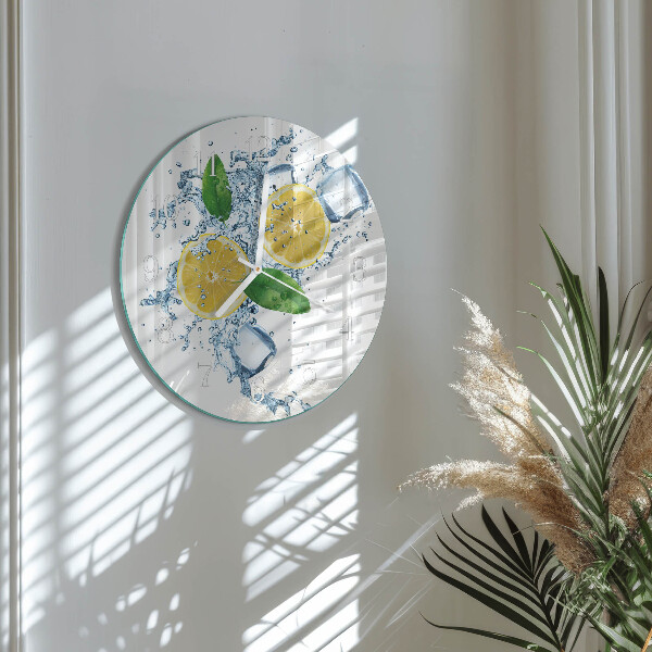 Horloge ronde Citrique