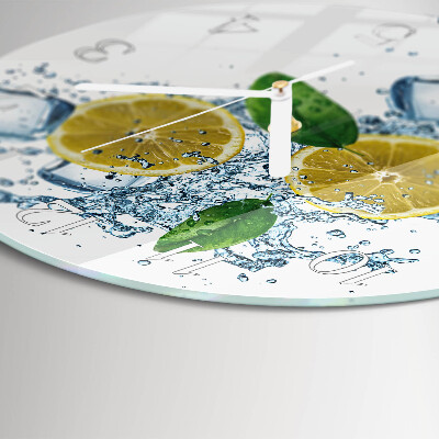 Horloge ronde Citrique