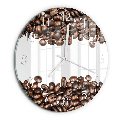 Horloge ronde Café en grains