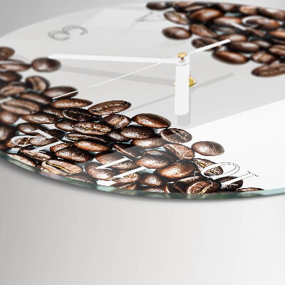 Horloge ronde Café en grains