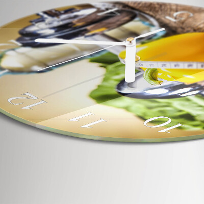 Horloge ronde Poivre