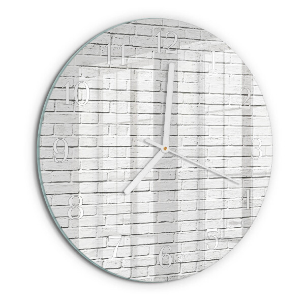 Horloge ronde Mur de briques