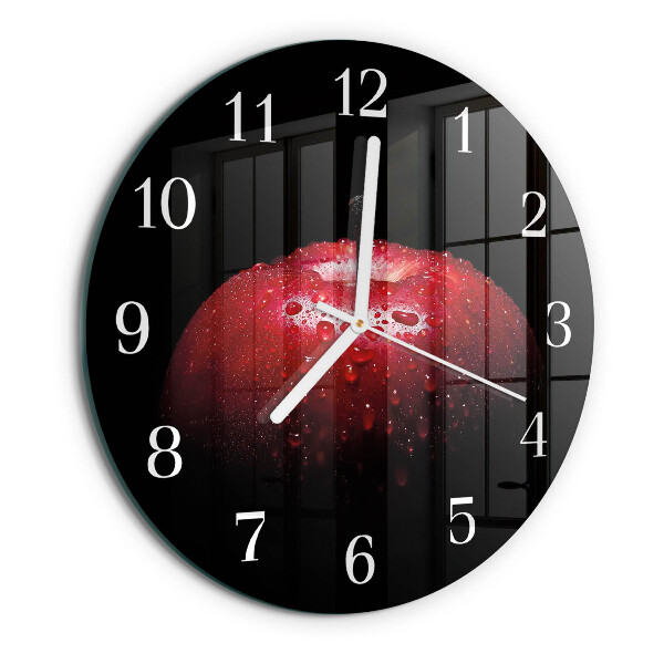 Horloge ronde Pomme