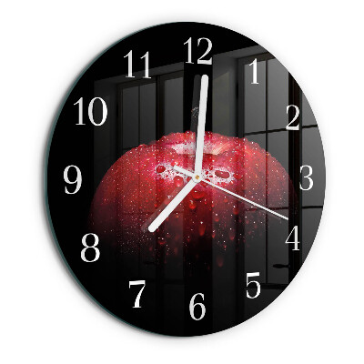 Horloge ronde Pomme